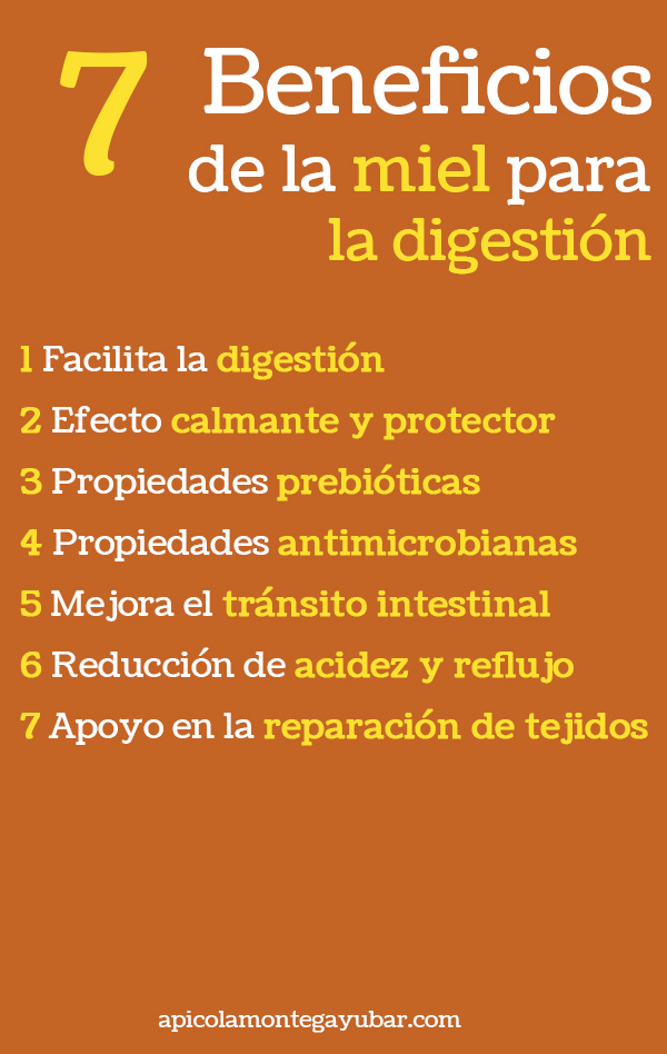 beneficios de la miel para la digestión