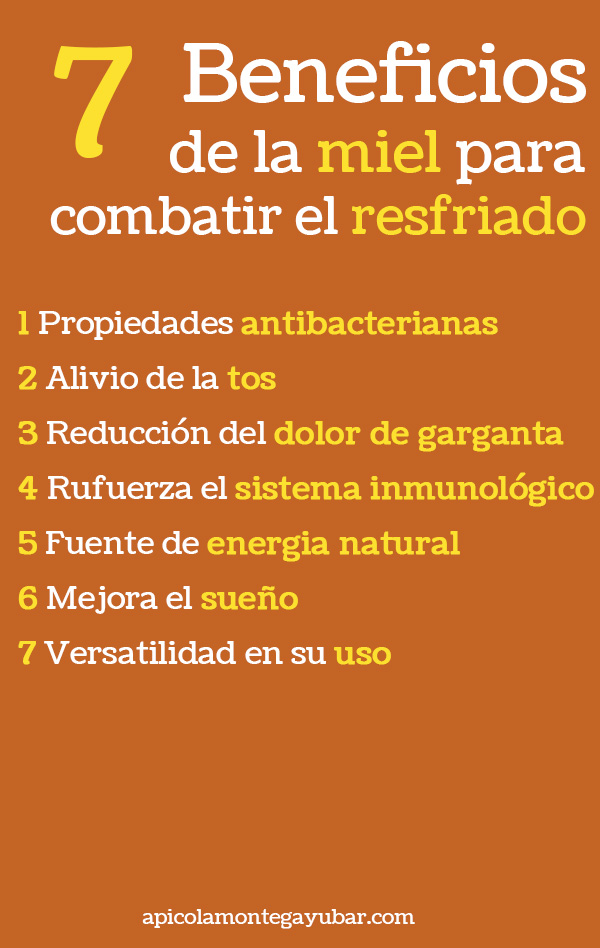 beneficios miel resfriado